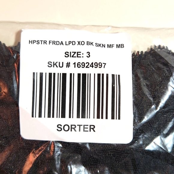 ❤️NWT VINTAGE TORRID ANIMAL PRINT HIPSTER LACE TRIM LATTICE BACK PANTY - Picture 7 of 12